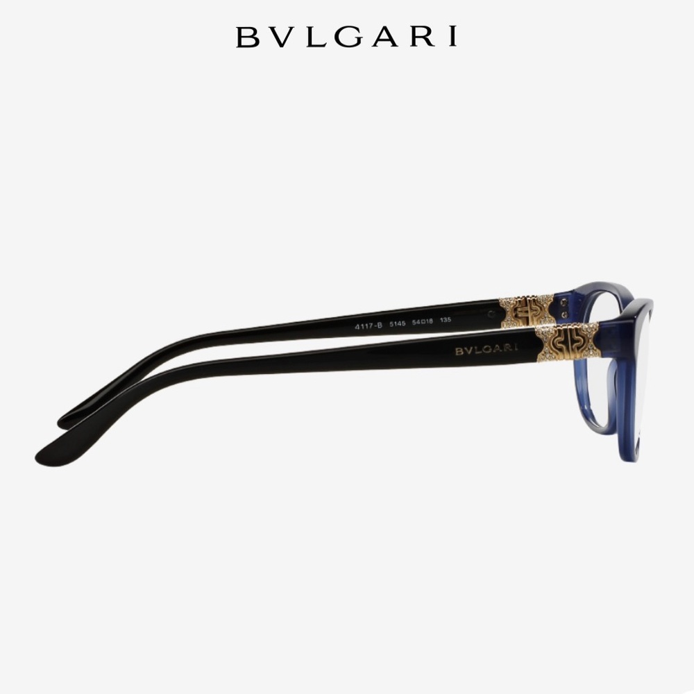Bulgari Blue and Gold Women's Glasses - Picture 3 of 16